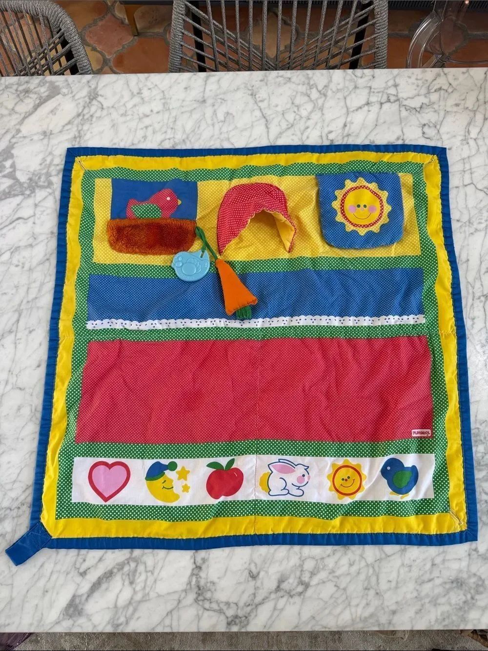 VTG PLAYSKOOL PLAY Activity BLANKET